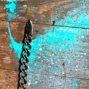 Women’s OS Harley-Davidson silver chain belt